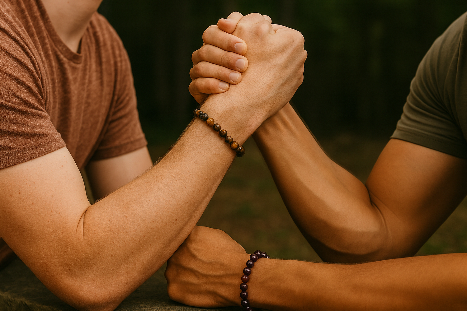 Edelsteinarmband für Kraft und Mut mit Tigerauge – OLOR