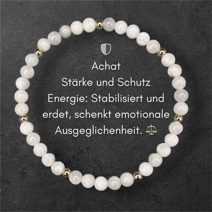 Edelstein Armband Achat
